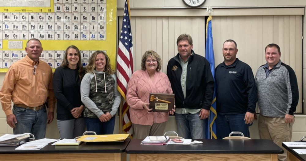 Kimball School Board Receives Gold Award Kimball School District