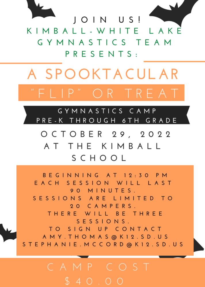 KWL Gymnastics Team Fundraiser Kimball School District