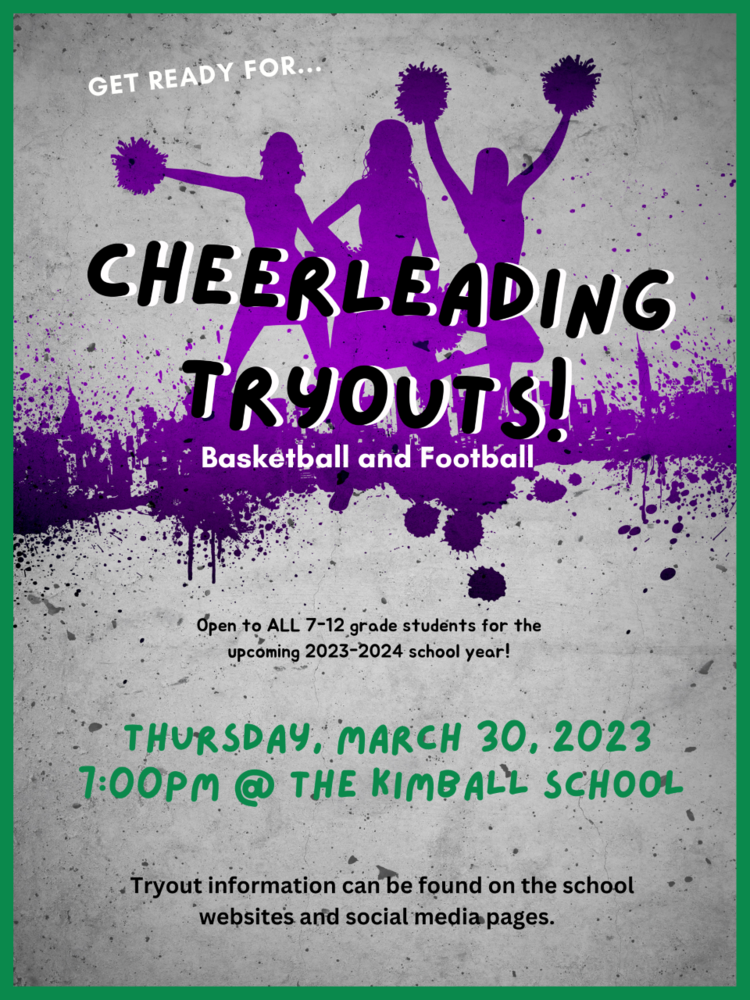 Cheerleading Tryouts Kimball School District